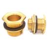 Brass Water Tank Connector 1/2" 3/4" 1" BSP Threaded Male Pipe Plumbing Fittings Bulkhead Nut Jointer