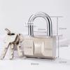 Stainless Steel Security Lock Waterproof Anti-theft Padlock  Outdoor Gym Dormitory Cabinet Door