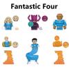 G0151 Nová Fantastická čtyřka Sada Stavební kostky Lidská pochodeň Pan Fantastický Galactus Mini Akční figurka Hračky
