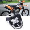 Motorcycle LED Headlight 5LED Bright Light Waterproof Strong Sealing Shockproof Replacement For EXC SXF MX Dirt Bike
