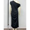 Women's Fashion Water Ripple One-Shoulder Dress Trendy Vacation Beachwear for Summer Getaways
