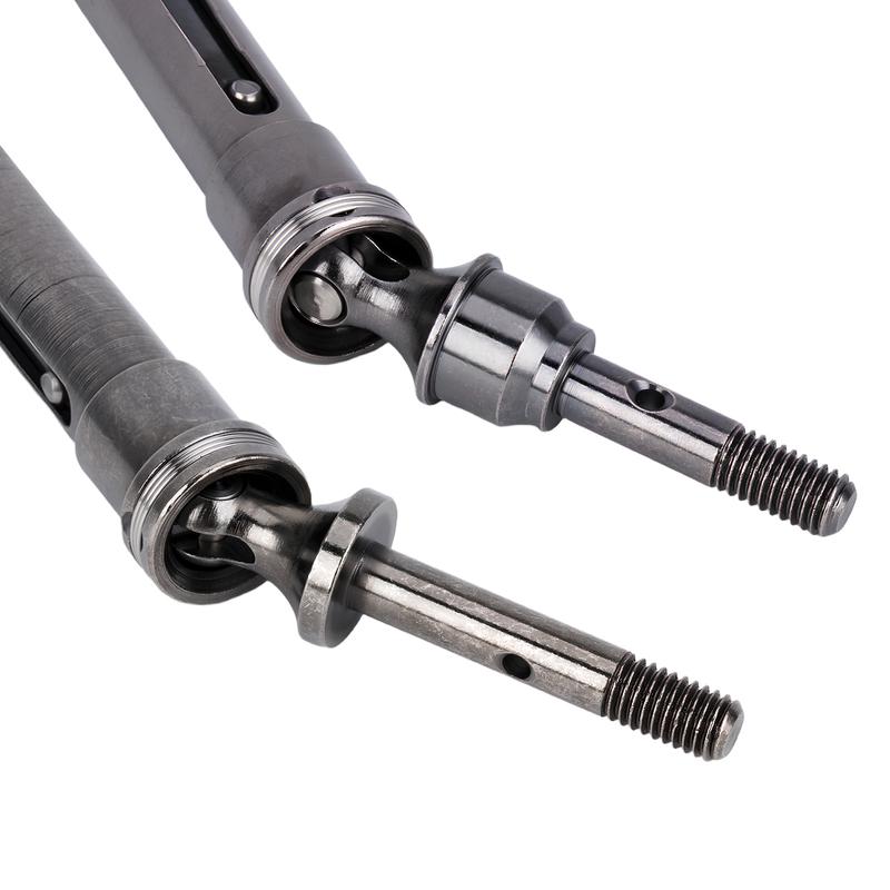 Steel CVD Front Rear Drive Shaft Set for 1/10 Traxxas Slash 4X4 Slash Rustler VXL Stampede 4X4 VXL Car Upgrade Parts