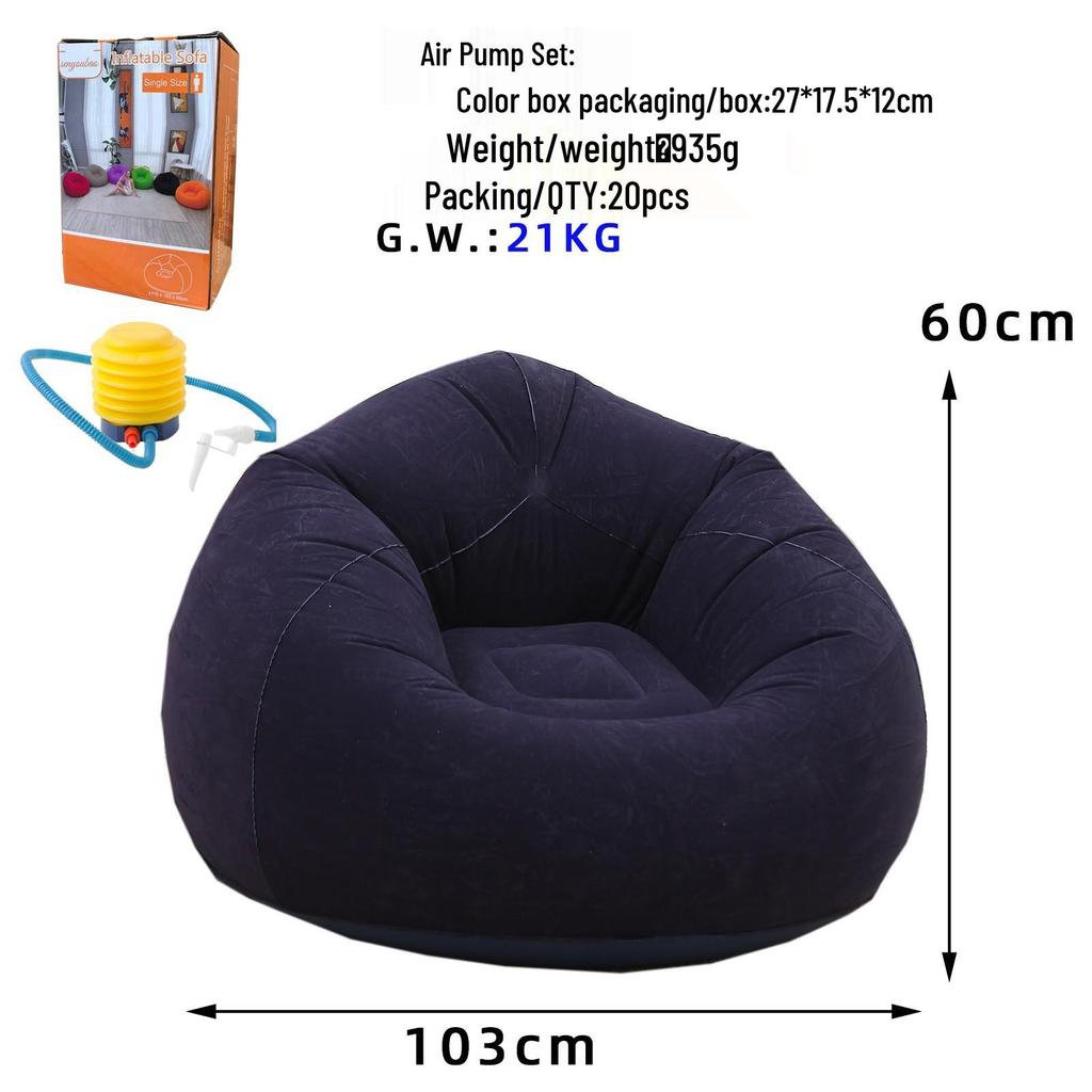Inflatable Lounger Reclining Chair – Perfect for Home, Balcony, or Leisure Naps.