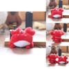 Plush Lobster Keychain With Soft Short Pile For Bag Decor And Gift