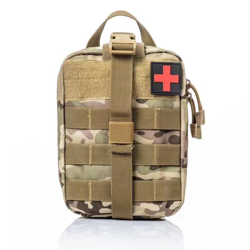 800D Tactical Medical Pouch & Waist Pack: Multifunctional MOLLE Rescue Bag for Outdoor Climbing