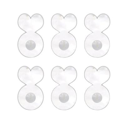 6Pcs Earring Lifters Acrylic Earplug Earring Lifters for Earring Back Ear Lobes Earring Lifter for Heavy Earrings