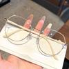 Korean Fashion Metal Frame Eyeglasses Anti Blue Light/Radiation Glasses for Women for Student