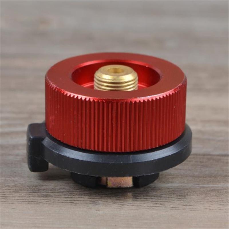 Outdoor-Camping-Brenner-Umwandlungskopf, langer, flacher Tank, Gasflasche, runder Konverter, Gasherd-Anschluss