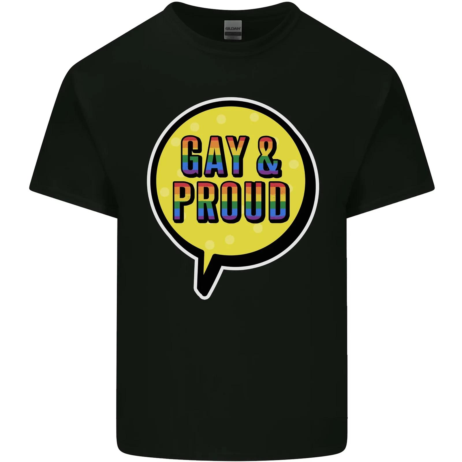 

Gay and Proud LGBT Pride Awareness Kids T-Shirt Childrens XL