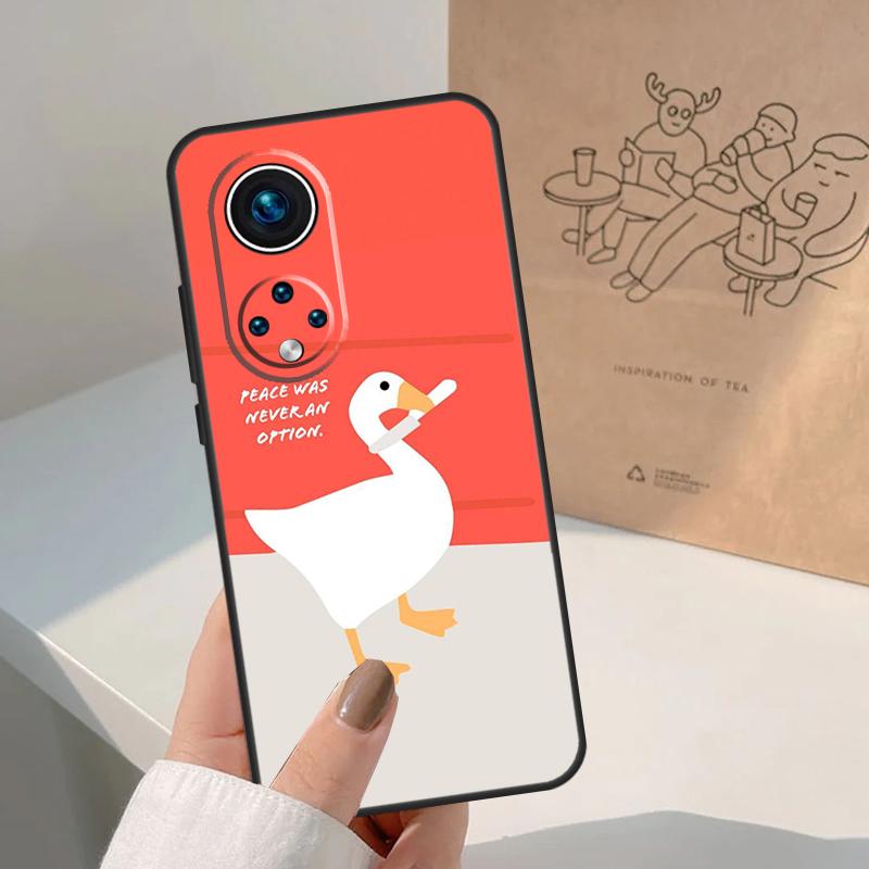 Cartoon Lustige Gans Für Honor Magic 8 7 6 5 Pro Hülle Für Honor X9d X9c X9b X9a X8c X8b Win 200 400 50 70 90 Lite