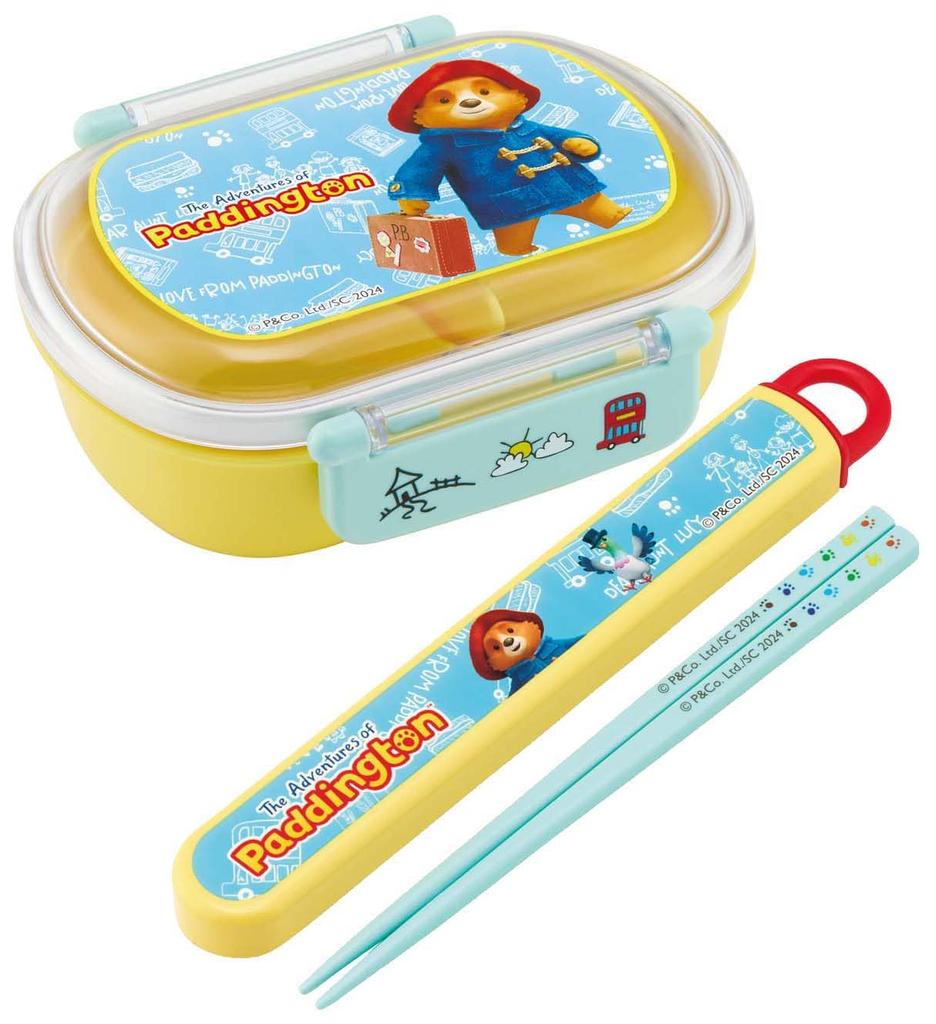 Skater Bento 360ml Fluffy Made In Single Dishwasher and Microwave Paddington Bear Children's Box, Capacity, Lid, Japan, Tier, Safe, Design, QAF2BAAG-A