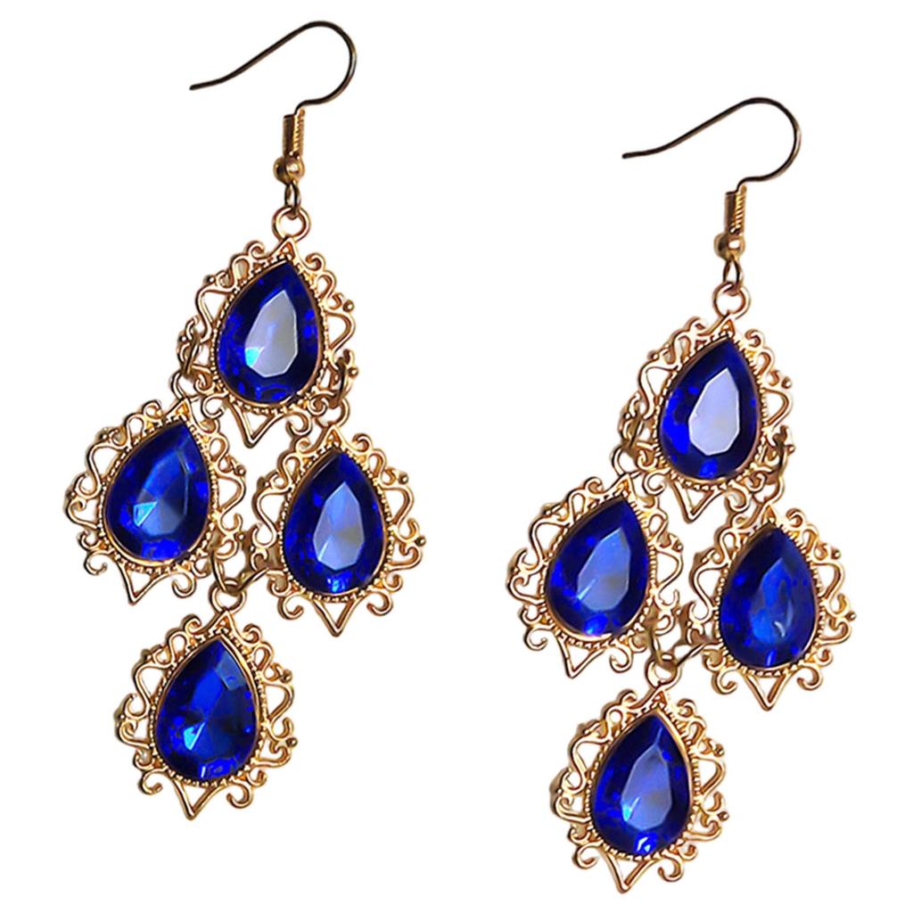 Pair of Beautiful Multicolor Dangle Earrings Drop Designs Elegant Comfortable for Women Daily Wear