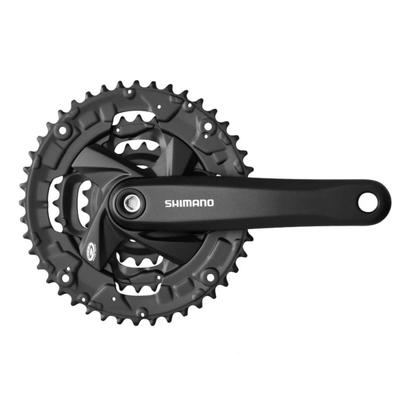 SHIMANO Crankset Black 48X36X26T 170mm 9S Compatible BB Square Axis UN EFCM371C866XL ACERA FC-M371 122.5mm (LL123)