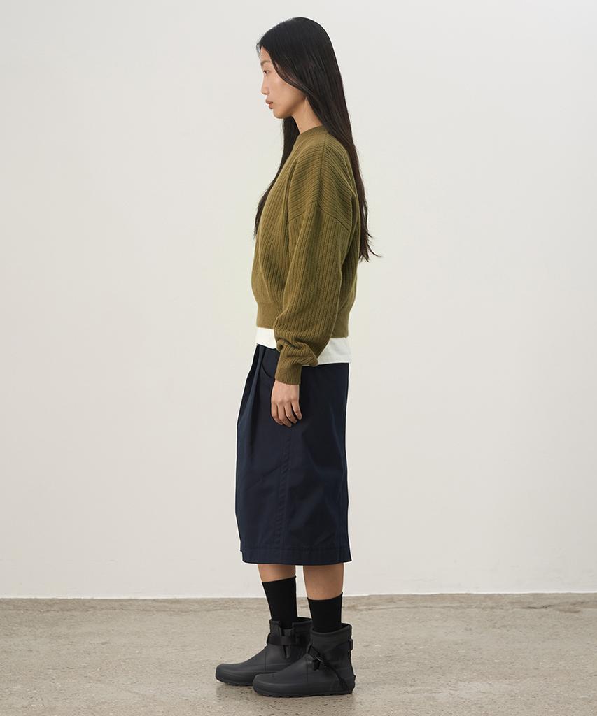 Leopeusaideuhwaiteulabel Classic Crewneck Knit Moss