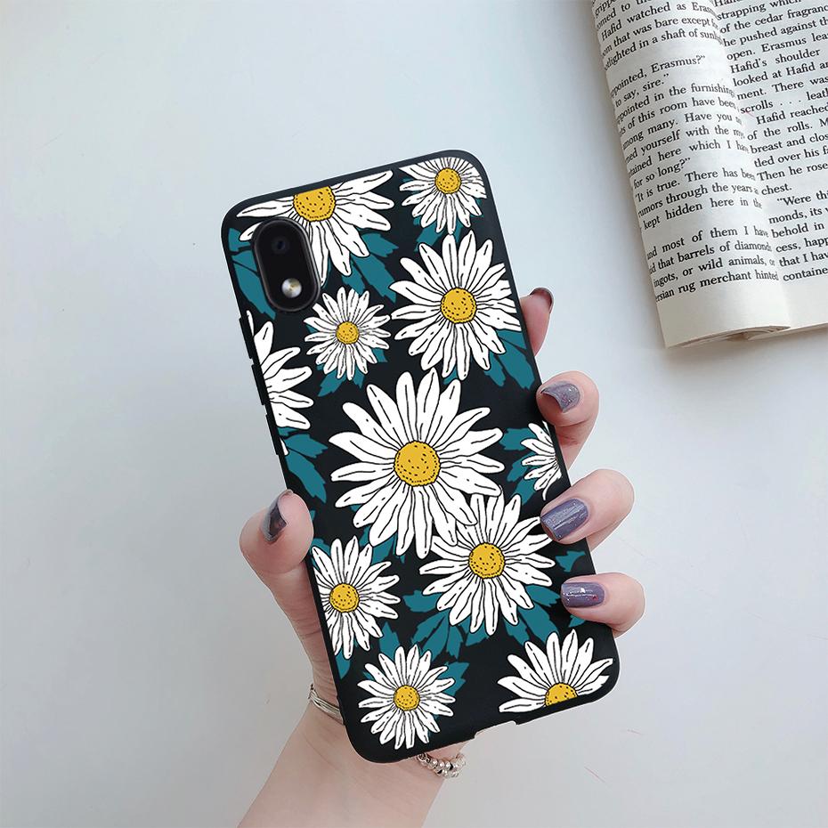 For Samsung Galaxy A01 Core Cases Silicon Back Cover Soft Sunflower Phone Case For Samsung A01 Core SM-A013 a 01 M01 Core Case