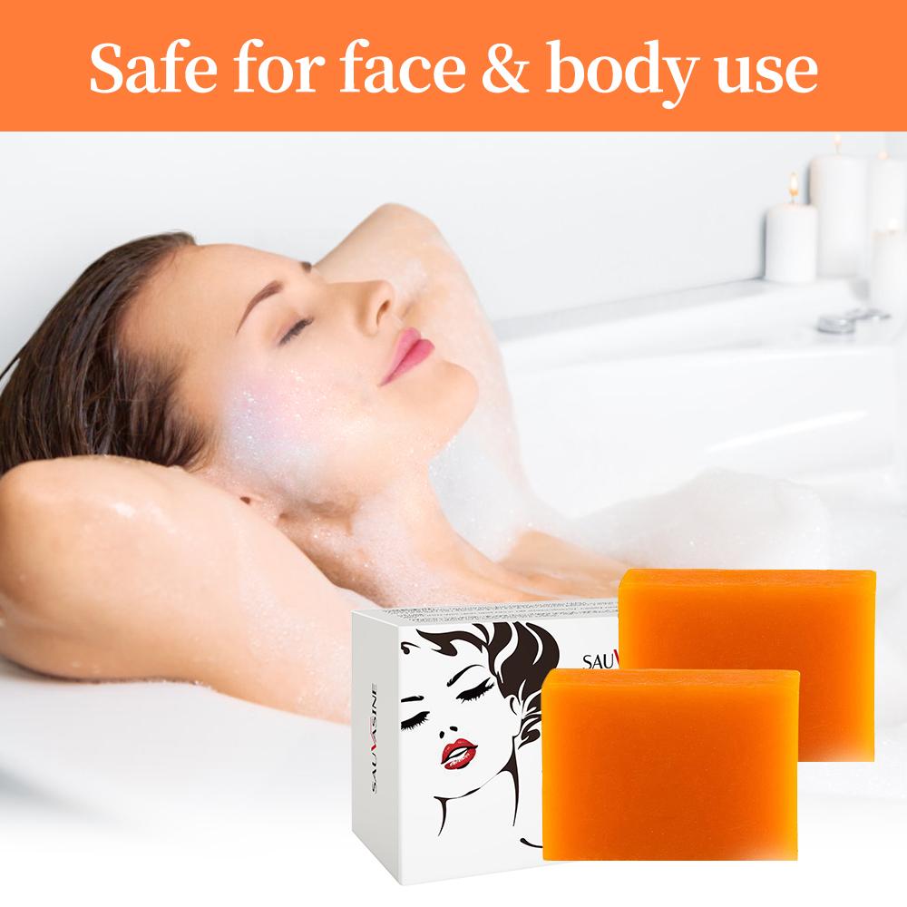 2pcs Kojic Acid Glow Soap Facial Deep Cleaning Even Skin Tone Skin Lightening Soap Oil Control Moisturizing Face Skin Care