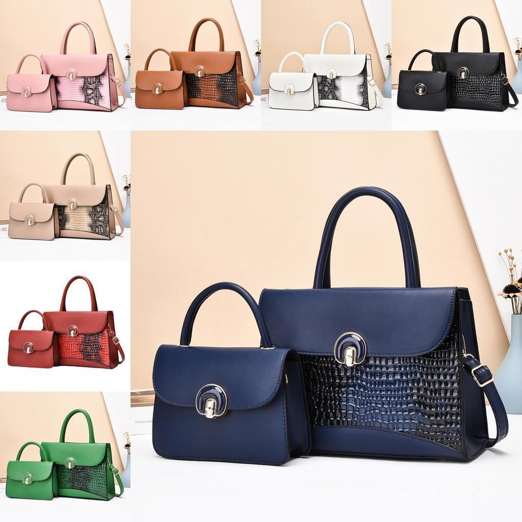 Mother Capacity Large And Child Package With Serpentine Print Design Daily For