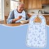 Floral Print Feeding Bibs Soft Clothing Protector Dining Bibs  Senior Citizens