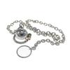 [Walking Device] Stainless Steel Chastity Lock Pot Cover CB Cage with Chain Couple Game Tools Adult Supplies