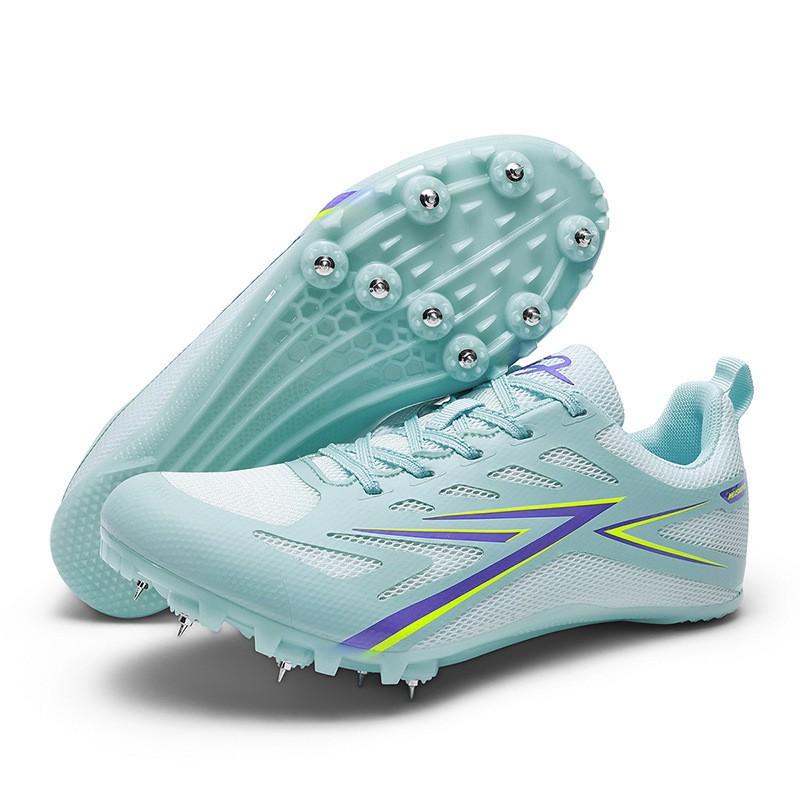 Youth Track Field Spike Shoes Middle High School Students Running Jumping Training Low-Cut Unisex TPU Sole