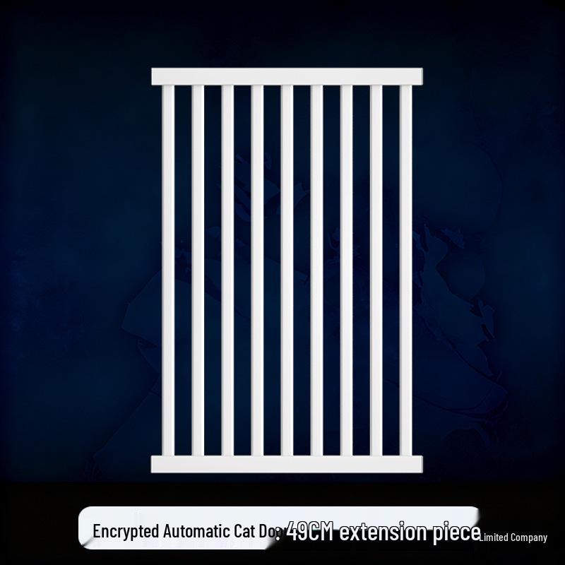 Cat Door Barrier: Auto-Close Pet Gate for Indoor, Balcony, or Stairway - No Drilling Needed