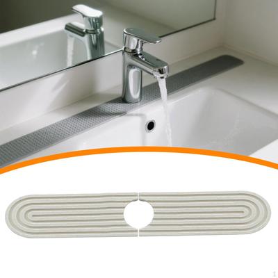 Hahnmatte für Küchenspüle, Wiederverwendbarer Wasserabsorbierender Thekenschutz für Zuhause und Restaurant