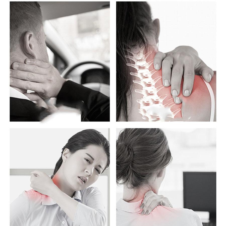 Electronic Shoulder Wrap Pad Brace Heated Support Hot Therapy Pain Relief Belt