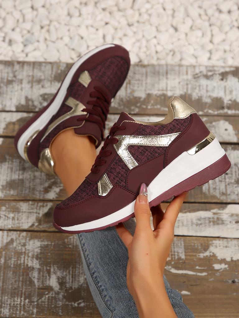 Fashion 2025 Women's Mesh Sneakers Patchwork Lace Up Flat Shoes for Women Lightweight Female Shoes Classic Versatile Zapatillas De Mujer