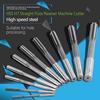 10 pezzi HSS H7 Alesatore a flauto dritto macchina fresa 3456789101112mm
