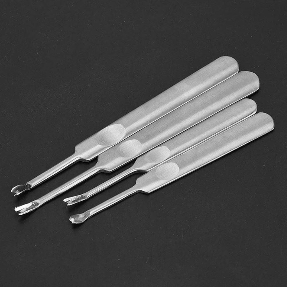 DIY Leather Craft Tools Leather Groover 4Pcs Leather Carving Tool Leather