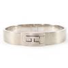 Great Bangle Jet Bangle Palladium Plated Accessory Bracelet Silver Women Used