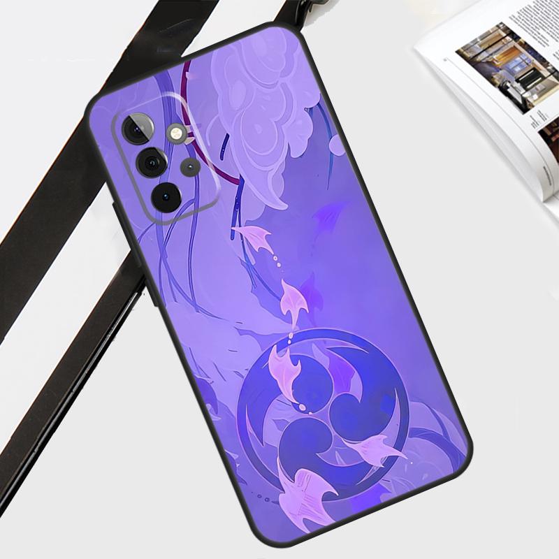 Genshin Impact Raiden Shogun Case For Samsung Galaxy A55 A35 A15 A56 A36 A26 A16 A06 A54 A34 A14 A12 A22 A32 A52 A13 A53