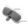 Sonnenbrillenhalter für Auto-Sonnenblende Magnetischer Wildleder-Clip für Sonnenbrillen Ticket Doppelclip Auto Innenraum Aufbewahrungszubehör