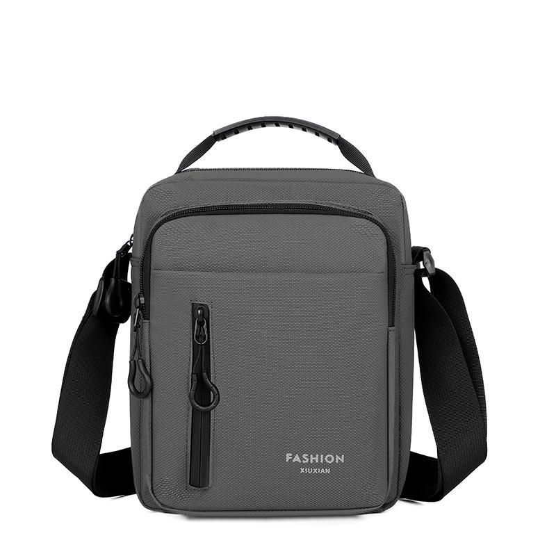 Męska torba typu crossbody, pojedyncza torba na ramię, duża pojemność, torba do przechowywania, modna, wielokieszeniowa, biznesowa torba typu crossbody