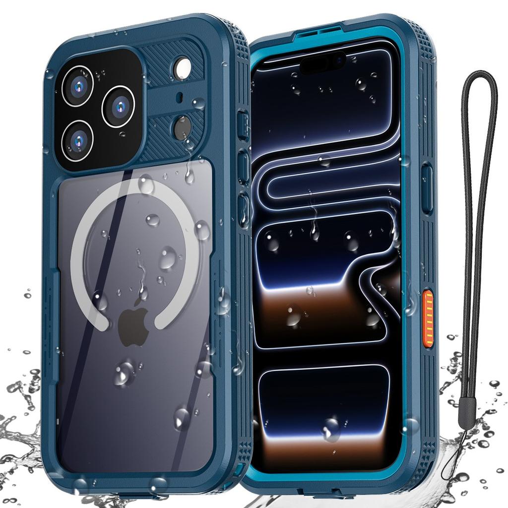 Waterproof IP68 Case for iPhone 17 Pro Max 17 Pro 16 Plus 16 Pro Max MagSafe Heavy-duty Shockproof Protection Magnetic Cover
