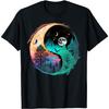 Meditation Taoism Yin Yang Symbol On Nature Taijitu Yin Yang T-Shirt