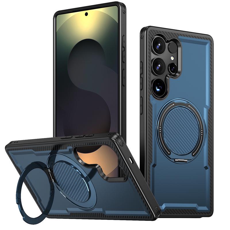 Magnetic Bracket Compatible with Samsung S25 Ultra/S23/A56/A25 Foreign Trade/S24/A17 Phone Cases