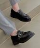 Shoehi [Musinsa Exclusive] (255~280) Ivy Belt Height-Increasing Loafers (2 Colors)_Lm7526