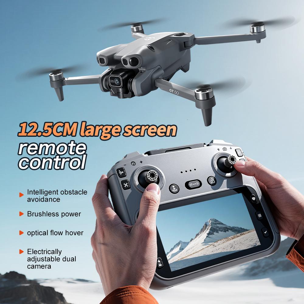 New Model GT50 PRO Drone Professional 8K HD Camera 5G Brushless Motor Aerial Photography Optical Flow with Screen RC Quadcopter
