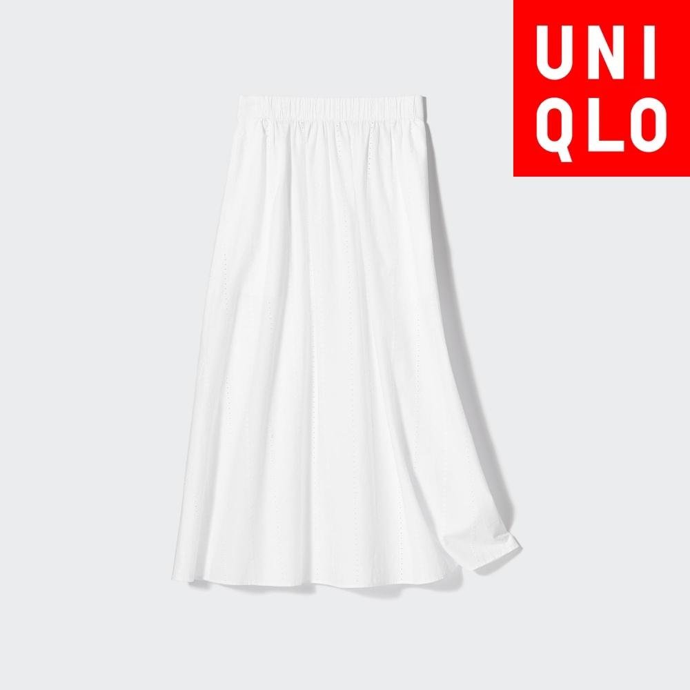 

ЮБКА UNIQLO ИЗ ХЛОПКА С ВЫШИВКОЙ