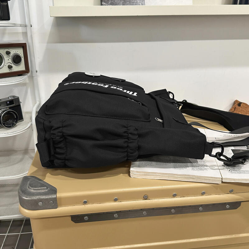 Messenger Bag mit mehreren Fächern für Herren und Damen, große Kapazität, Studenten-Klassentasche, Umhängetasche