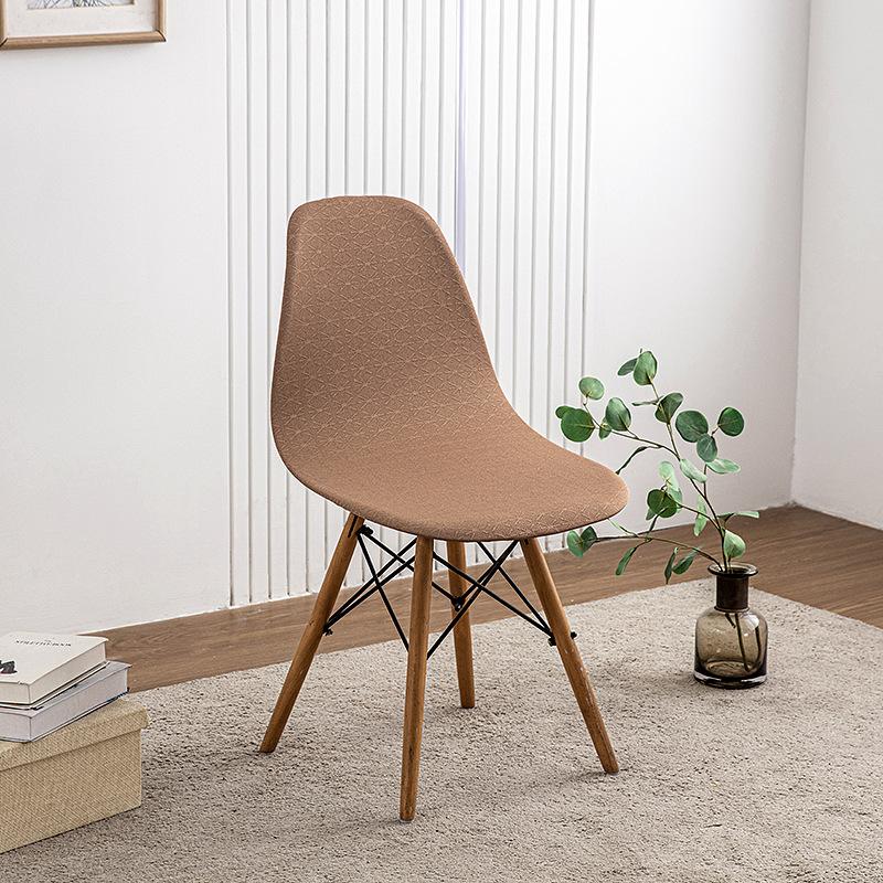 

Чехол на кресло-ракушку из жаккарда «Ледяной шелк», моющийся, съемный, без рукавов, чехол-слайд на кресло Eames, чехол на сиденье для красоты One Size