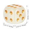 New 10Pcs 16Mm Glow In The Dark Fluorescent Dice Set For Bar Ktv Graduation Singles Party Board Games Trpg D6 Role Playing Dice