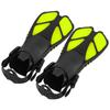 2Pcs Adjustable Swimming Fins Soft TPR Open Heel Long Diving Flippers for SnorkelingM