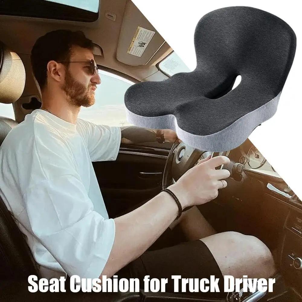 Breathable Memory Foam Backrest Cushion Non-Slip Driving Comfort Cushion  Truck Driver