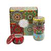4.4oz Aroma Candle In Drum-shaped Tinplate Gift Jar