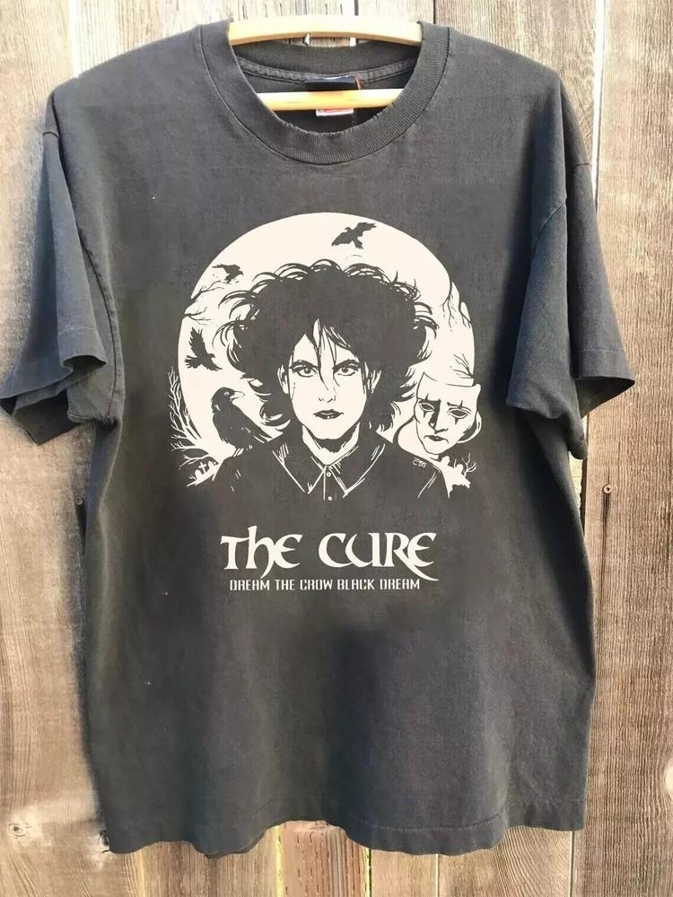 The Cure Rock Band Short Sleeve Charcoal Color shirt Men Women S-5XL Unisex T-Shirt XXXL