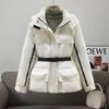 New jacket women's cotton-padded clothes slim and thin hooded thickened jacket cotton-padded clothes ski clothes outside