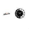 Deer Sculpture Hanging Acrylic Clock Decorative for Garden Fence Outdoor Indoor Porch Hotel Office