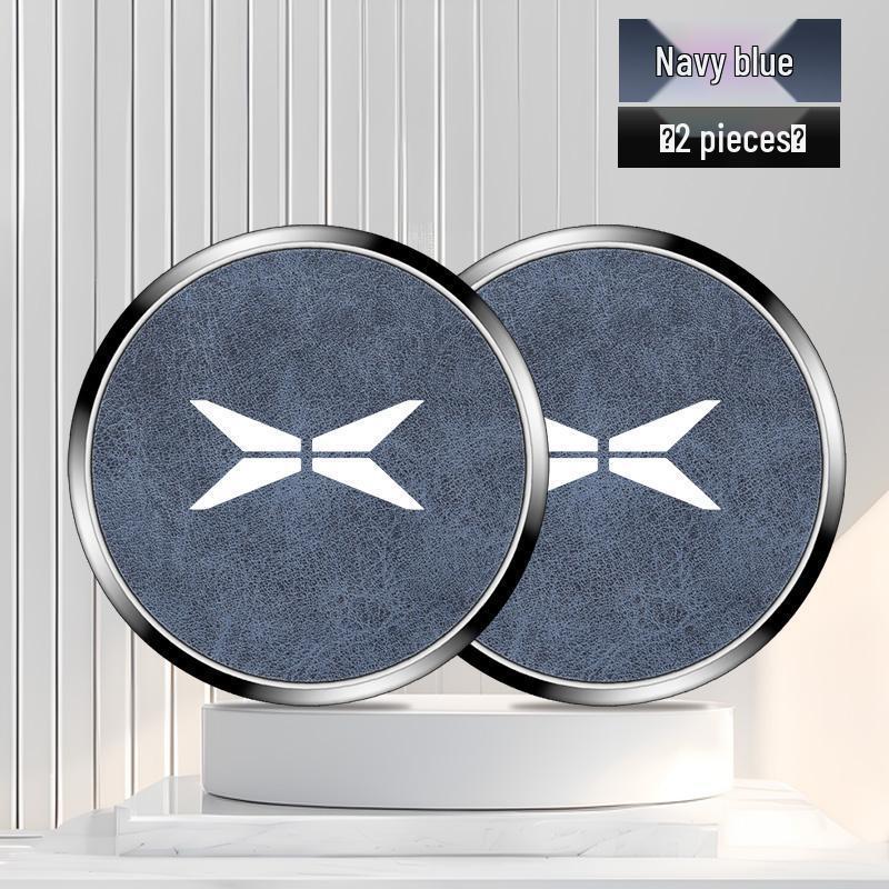 2026 XPeng M03 Car Cup Holder Coaster: MONA Alloy Door Slot Storage Mat